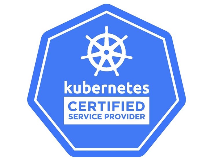 CNCF KCSP (Kubernetes Certified Service Provider) 로고, CNCF 공인 쿠버네티스 서비스 제공자 로고